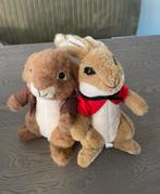 Twee Peter Rabbit knuffels, Kinderen en Baby's, Speelgoed | Knuffels en Pluche, Ophalen of Verzenden, Zo goed als nieuw, Konijn