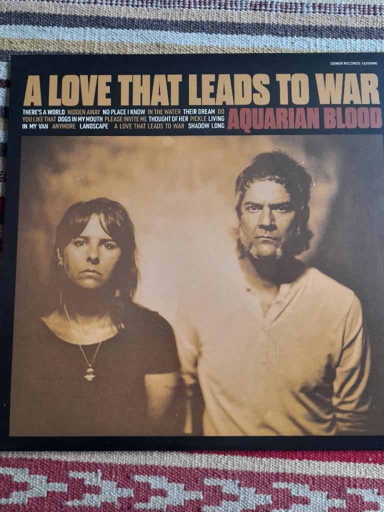 Aquarian Blood- A Love That Leads To War lp, Ophalen of Verzenden, Zo goed als nieuw, 12 inch, Poprock
