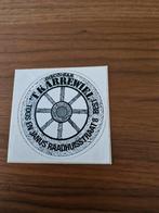 6583 Vintage sticker Disco-Bar 't Karrewiel Best, Ophalen of Verzenden, Gebruikt
