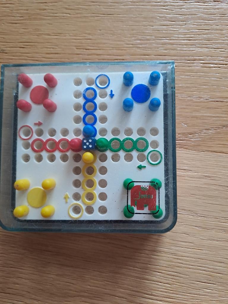 Mini mens erger je niet, Ophalen of Verzenden, Gebruikt