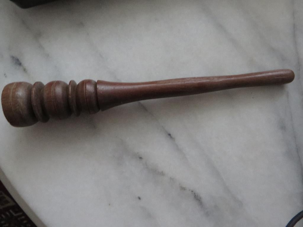 Houten antieke brei schede, Staphorst, volkskunst, Ophalen of Verzenden, Gebruikt, Breien, Overige typen