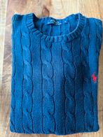 Ralph Lauren kabeltrui, Ophalen of Verzenden, Gedragen, Maat 46 (S) of kleiner, Blauw