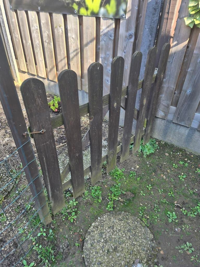 Grenen Tuinpoort 80x100cm, Tuin en Terras, Tuinpoorten, Ophalen, Gebruikt, Minder dan 100 cm, 100 tot 150 cm