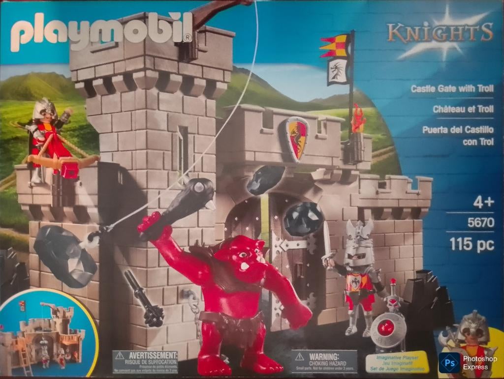 Knights Kasteel Met Trol 5670, Ophalen of Verzenden, Gebruikt, Complete set