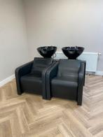 Kapperswasbakken met stoelen - 1 unit, Ophalen of Verzenden, Gebruikt