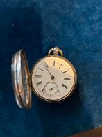 Antiek Zakhorloge - Zilverkleurig met Romeinse Cijfers, Sieraden, Tassen en Uiterlijk, Horloges | Antiek, Overige merken, Zakhorloge