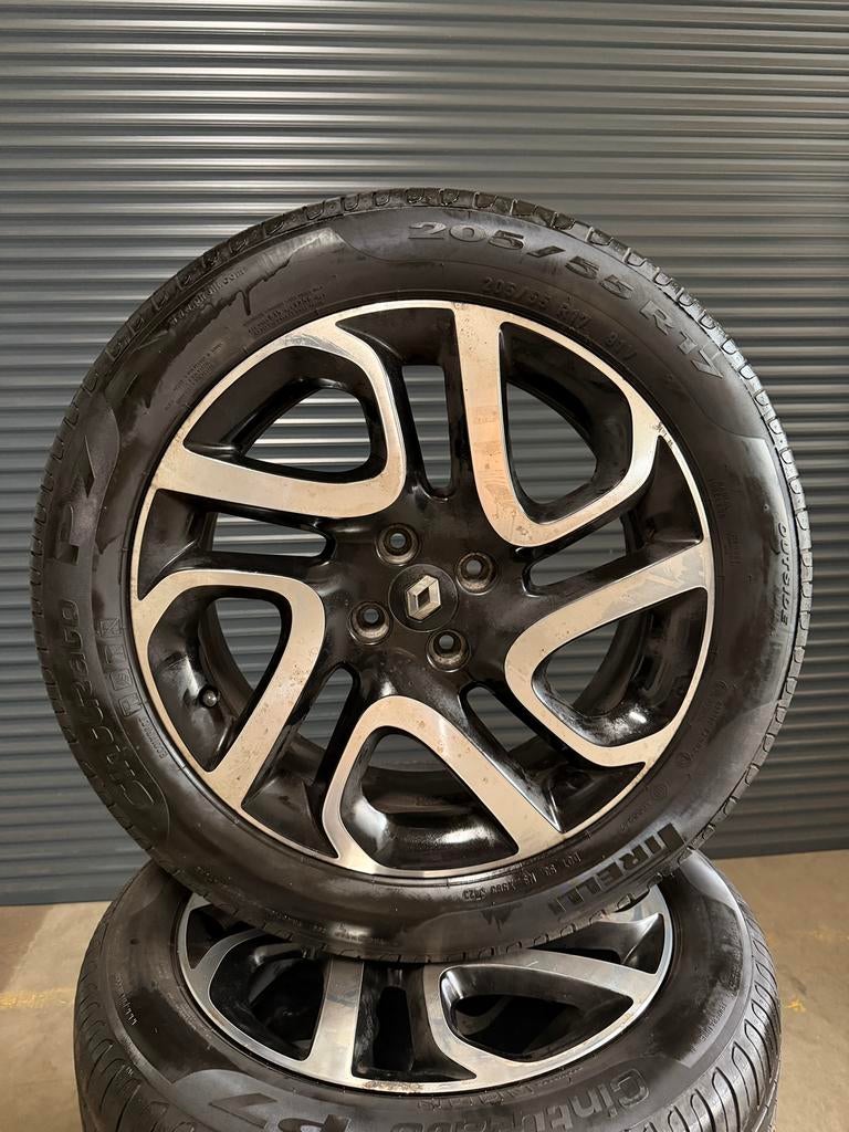 Originele Renault Captur 1 17” zomerbanden set (incl. TPMS), Auto-onderdelen, Banden en Velgen, Banden en Velgen, 17 inch, Personenwagen