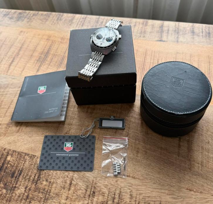 Tag Heuer Autavia ‘Jo Siffert’ CY2110, Sieraden, Tassen en Uiterlijk, Horloges | Heren, Gebruikt, Polshorloge, TAG Heuer, Staal