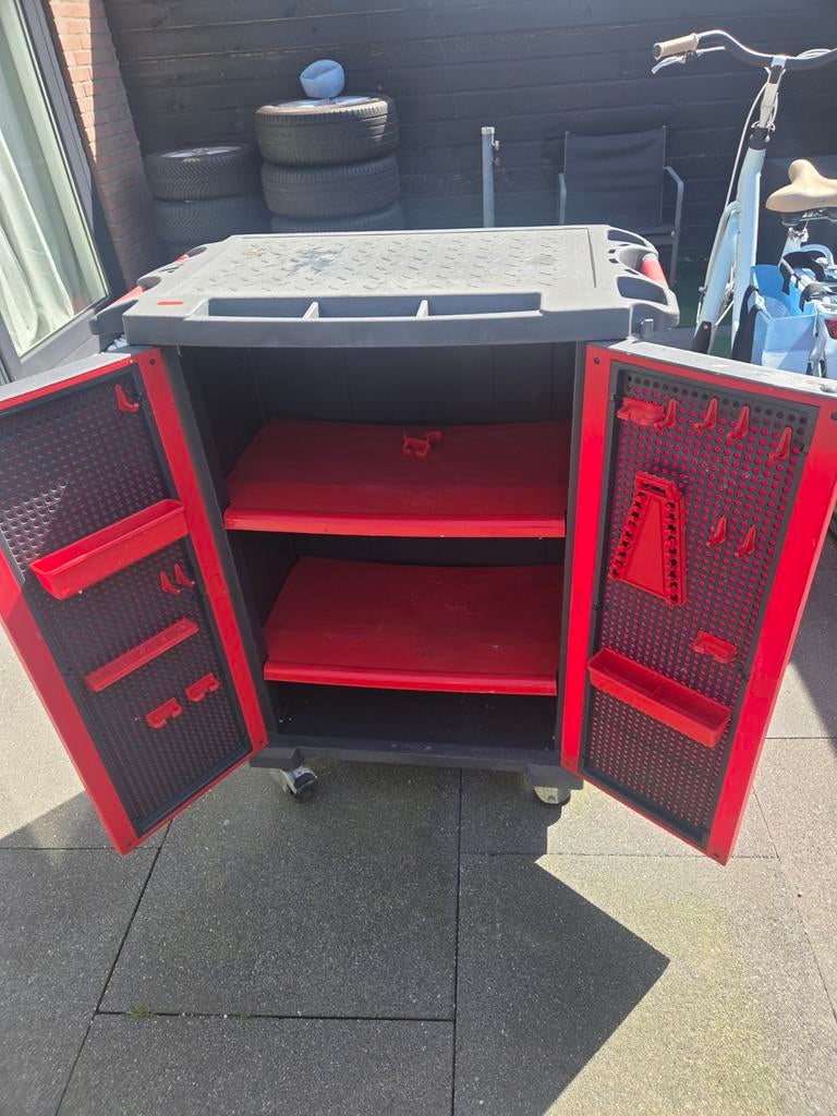 Keter gereedschaps kar., Ophalen