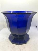 ludwig moser art deco glazen vaas josef hoffmann ?, Ophalen of Verzenden