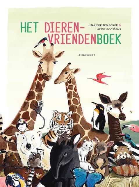 Het dieren vriendenboek - Marieke ten Berge & Jesse Goossens, Boeken, Ophalen of Verzenden, Zo goed als nieuw