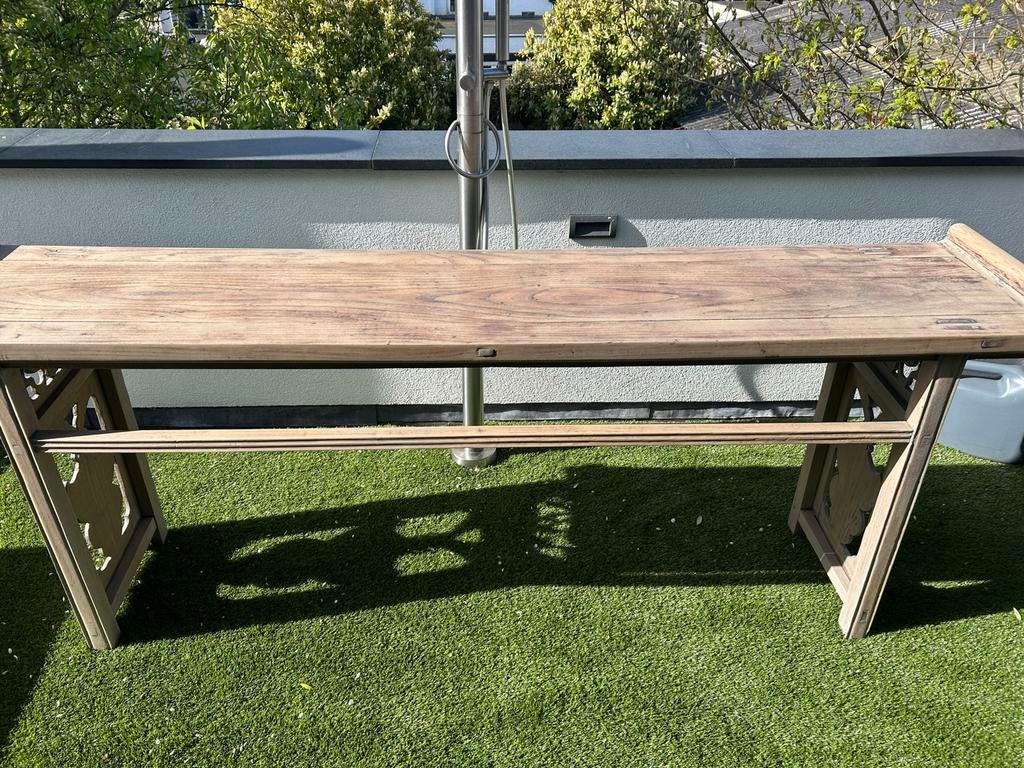 Antieke Chinese sidetable, Ophalen