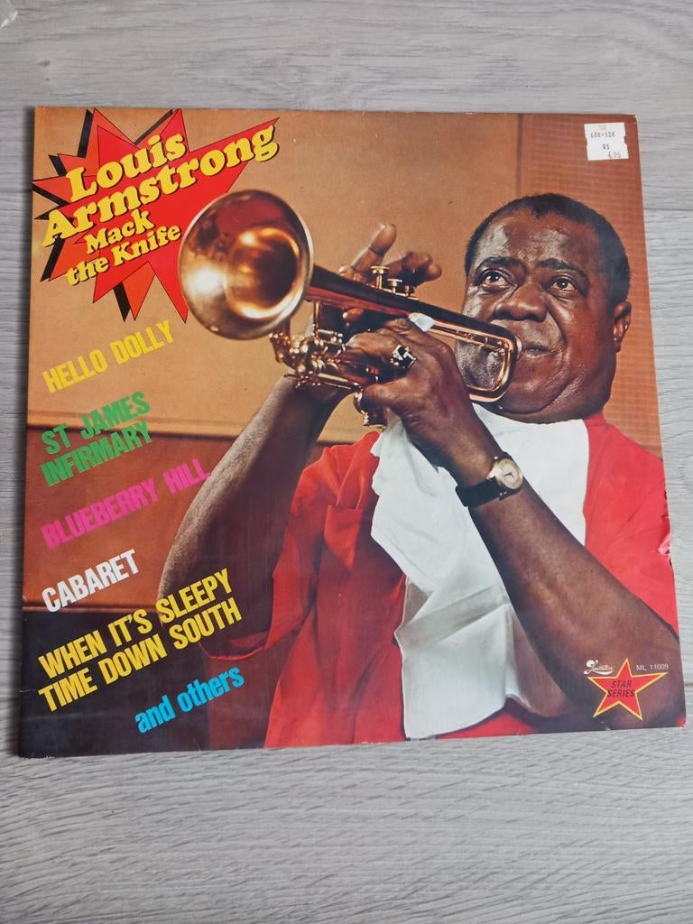 Louis Armstrong Mack the Knife, Ophalen, 1960 tot 1980, 12 inch, Jazz