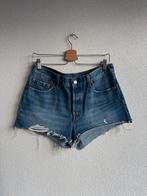 Levi’s 501 blauw denim short, Levi's, Blauw, Ophalen of Verzenden, Zo goed als nieuw