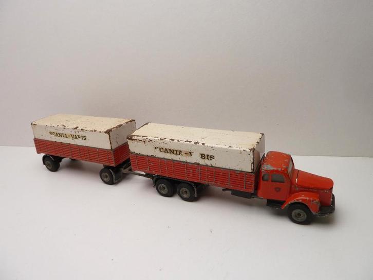 Scania Vabis '' tekno danmark '', Hobby en Vrije tijd, Modelauto's | 1:50, Gebruikt, Bus of Vrachtwagen, Tekno, Ophalen of Verzenden