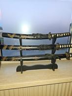 Set van 3 Samurai Zwaarden met Standaard, Ophalen
