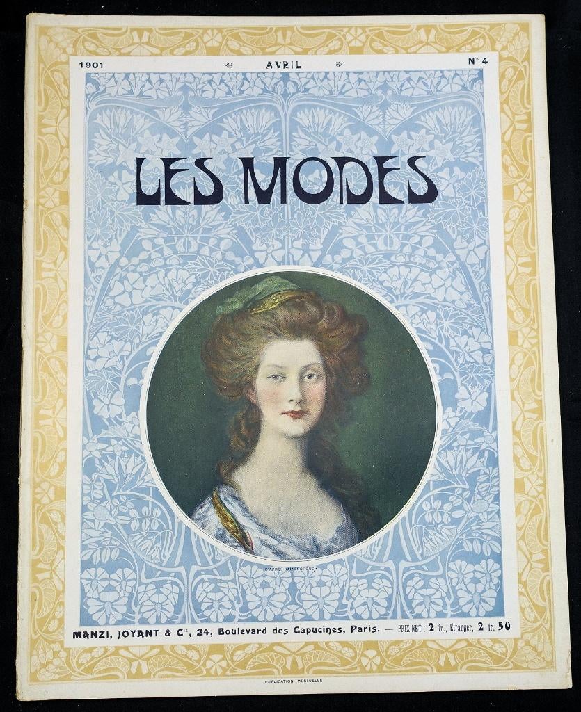 [Mode] Les Modes 1901 Avril No. 4 - Belle Epoque, Antiek en Kunst, Antiek | Boeken en Bijbels, Ophalen of Verzenden