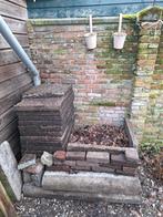 Rode grindtegels - GRATIS, Ophalen, Gebruikt, Beton, Terrastegels