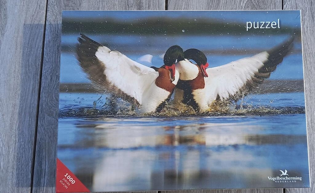 Puzzel vogelbescherming, Hobby en Vrije tijd, Ophalen of Verzenden, Zo goed als nieuw