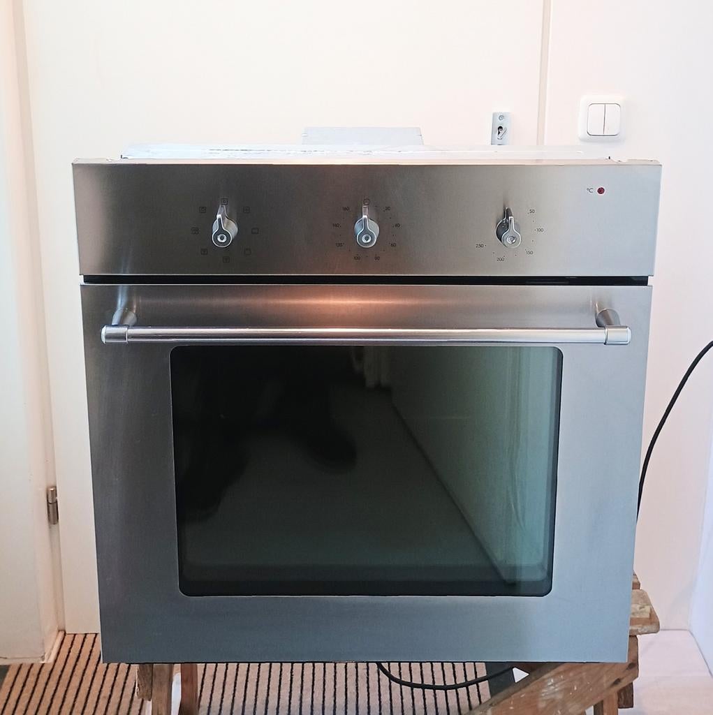 Ikea inbouw heteluchtoven Tjänlig 502.451.56 FXZM6 OV T00 S, Witgoed en Apparatuur, Ovens, Gebruikt, Oven met grill, Inbouw, .