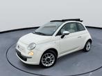Fiat 500 C 1.2 Lounge Airco Lm velgen Zeer nette auto !, Auto's, Gebruikt, 4 cilinders, Cabriolet, Wit