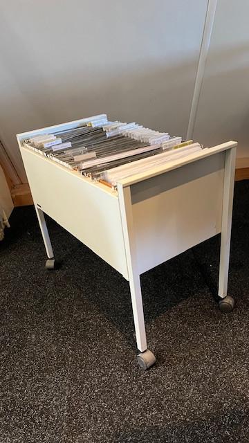 Hangmappentrolley, 4 stuks, Ophalen, Gebruikt