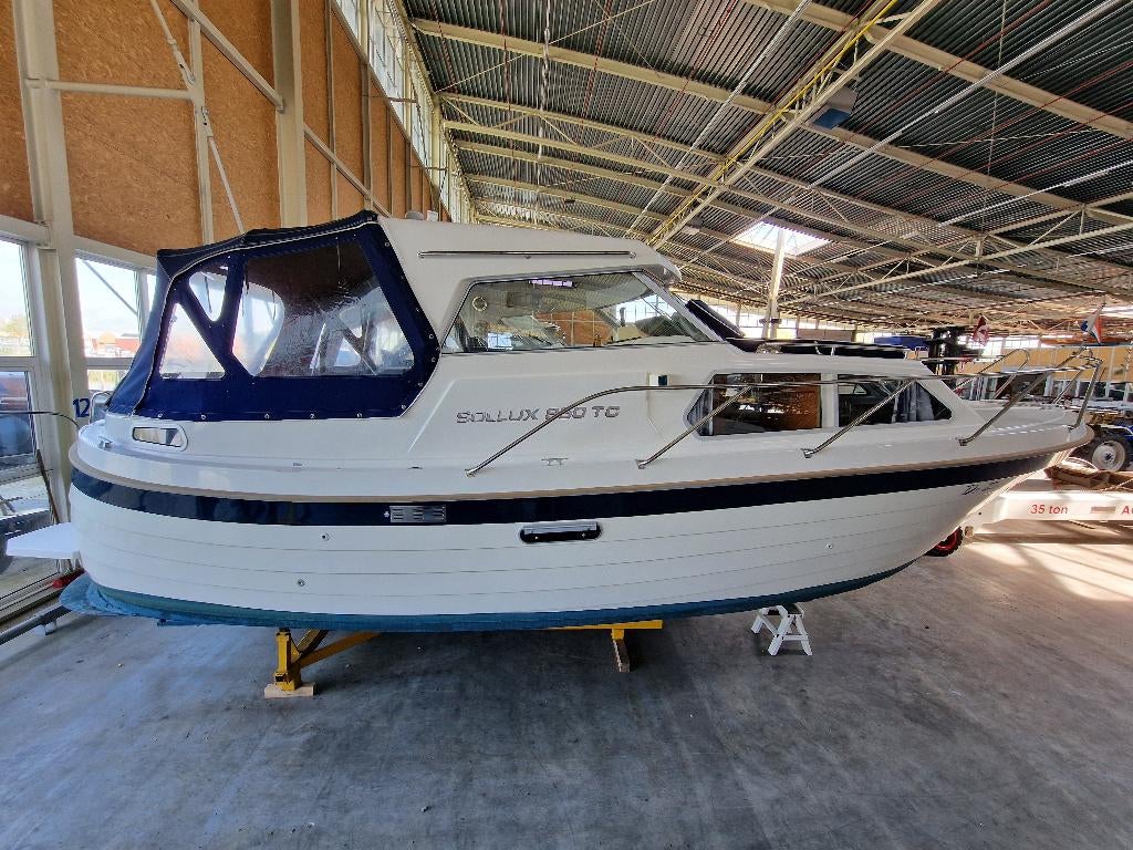 Sollux 850 TC met boegschroef (Noorse spitsgatter), Watersport en Boten, Gebruikt, Diesel, Ophalen of Verzenden, Polyester