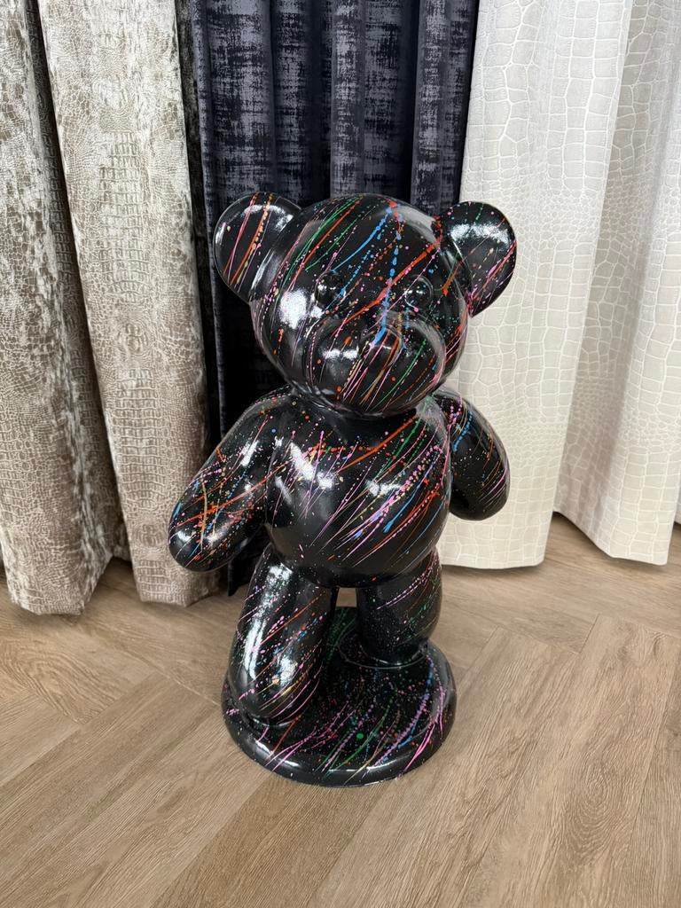 Beer beeld met verfspetters, Antiek en Kunst, Ophalen of Verzenden