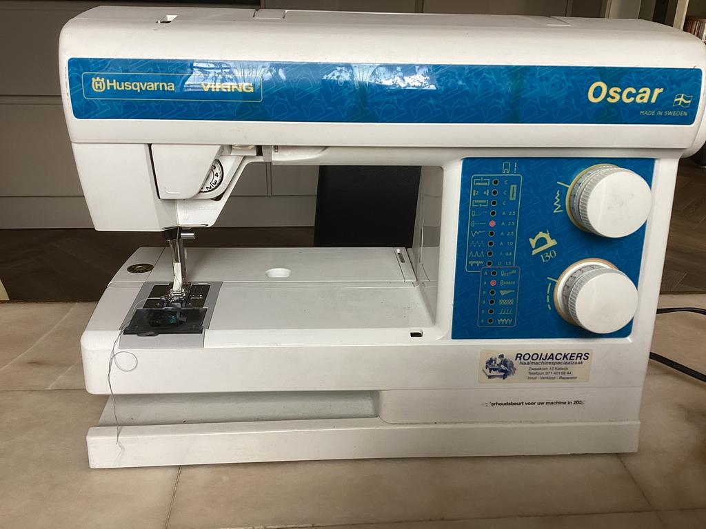 Husqvarna Viking Oscar naaimachine, Ophalen of Verzenden, Gebruikt, Naaimachine, Husqvarna
