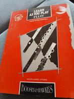 Learn As You Play Fluit, Gebruikt, Verzenden, Klassiek, Les of Cursus