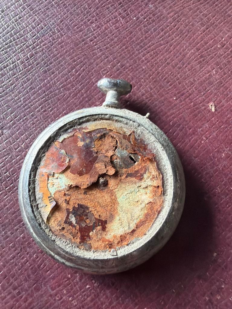 Oud zakhorloge - Bodemvondst - Decoratie/Verzameling, Verzenden