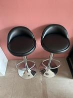 Twee barkrukken zo goed als nieuw, Ophalen, In hoogte verstelbaar, Zo goed als nieuw, 90 cm of meer