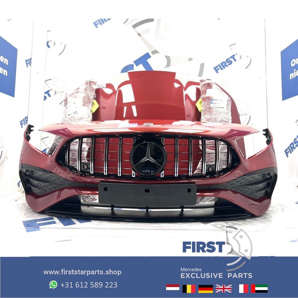 W177 A KLASSE FACELIFT AMG VOORKOP ROOD 2022-2026 origineel, Auto-onderdelen, Gebruikt, -, Voor, Ophalen of Verzenden