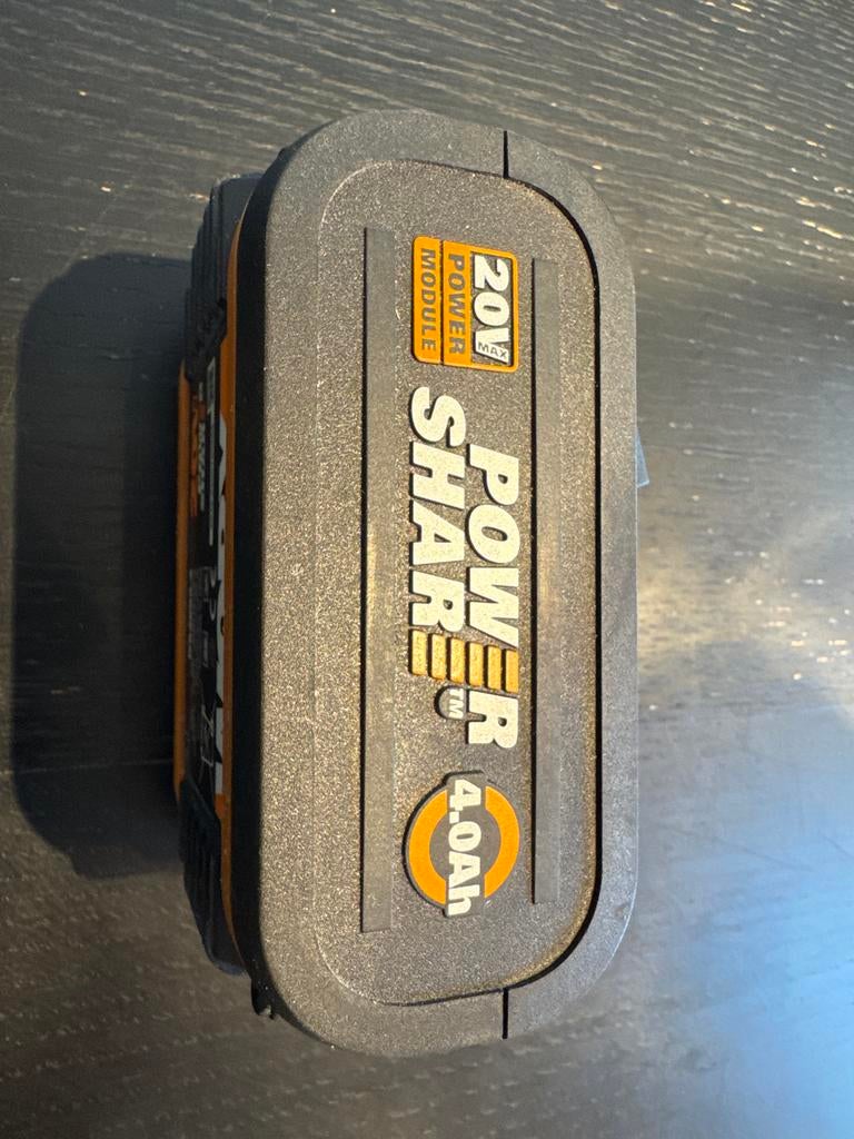 Worx PowerShare 20V 4.0Ah Accu, Ophalen of Verzenden, Gebruikt