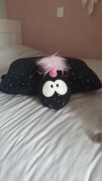 Zwarte Eenhoorn Kussen / Knuffel, Ophalen of Verzenden, Zo goed als nieuw, Kleed of Kussen