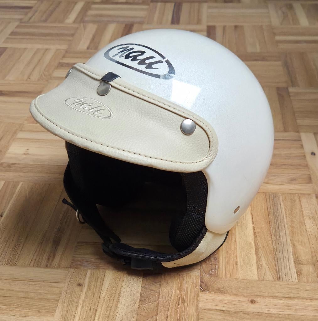 Scooterhelm maat XS-53-54, Fietsen en Brommers, Brommerhelmen, Ophalen, Nieuw, Extra small of kleiner, NAU Fashion