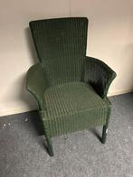 Nr 39. Loomstoel dubbel gevlochten. Groen., Ophalen, Zo goed als nieuw, Overige kleuren, Eén