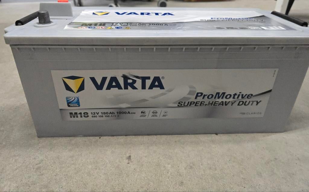 Varta Accu M18 12V 180Ah 1000A, Auto-onderdelen, Accu's en Toebehoren, Ophalen