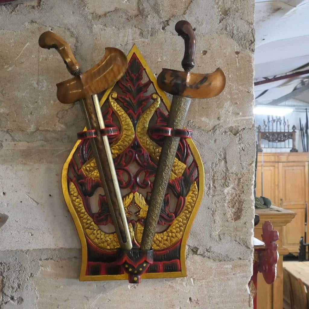 Blawong Gunungan v.2 Kerissen BW3 Keris houder naga draak, Ophalen of Verzenden