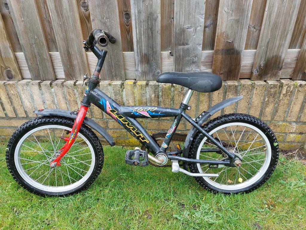 Fiets 16inch, Ophalen, Staal, Stuur 360° draaibaar, 16 tot 20 inch