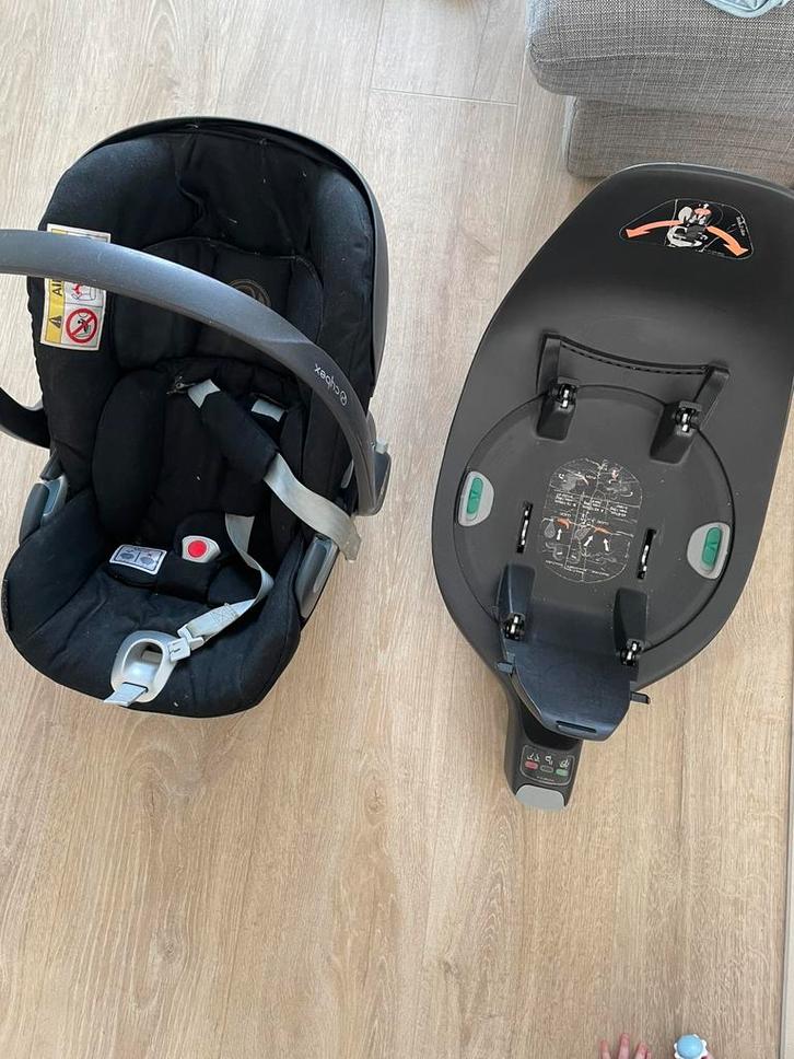 Cybex cloud z isize autostoel + base z, Kinderen en Baby's, Autostoeltjes, Zo goed als nieuw, Overige merken, 0 t/m 13 kg, Isofix