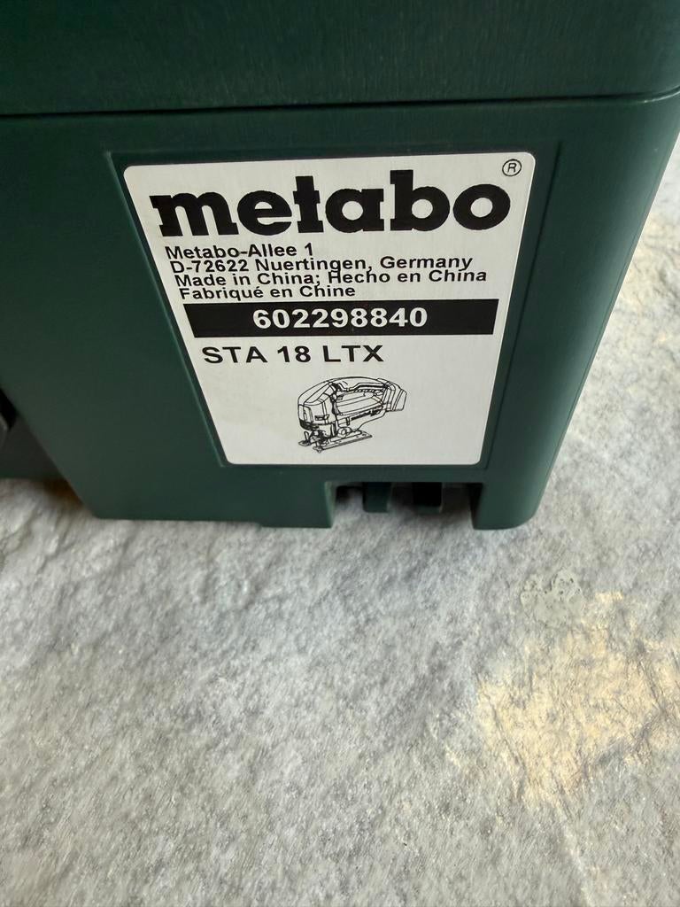 🔥🔥💣💣NIEUW Metabo STA 18 LTX Decoupeerzaag + Koffer, Ophalen, Gebruikt, Decoupeerzaag, 30 tot 70 mm