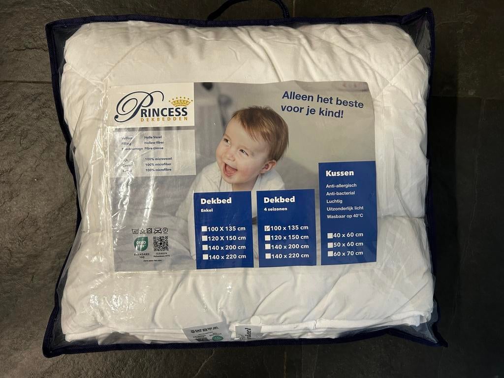 NIEUW Ultra Soft 4-seizoenen Princessdekbed ledikant 100x135, Ophalen of Verzenden, Nieuw, 100 cm of meer, Deken