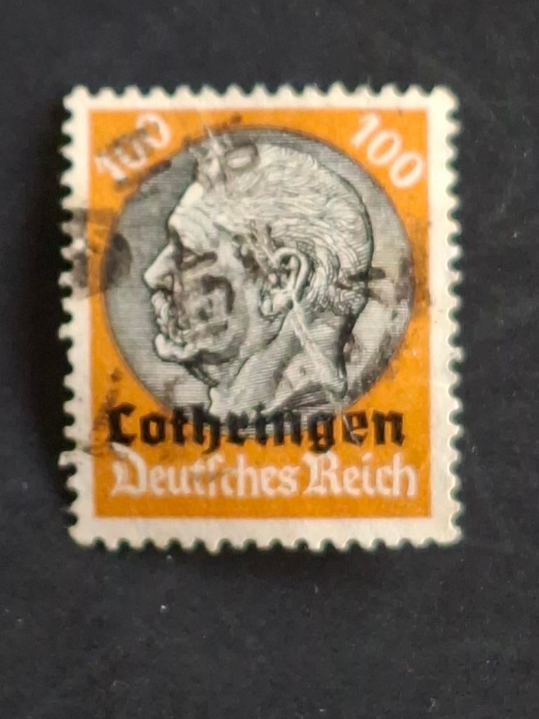 Duitsland Lotharingen Mi 16, Verzenden, Overige periodes, Gestempeld
