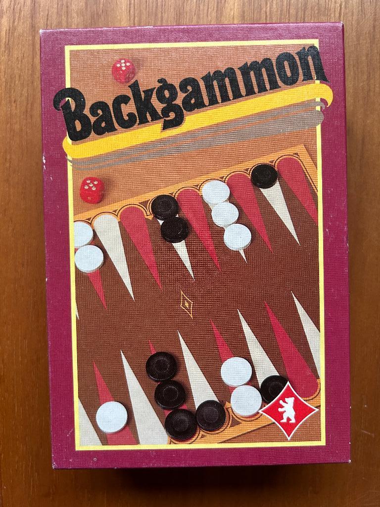 Backgammon reisversie, Een of twee spelers, Ophalen of Verzenden, Zo goed als nieuw, Onbekend