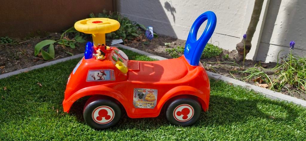 Disney Loopauto Brandweerwagen - Mickey Mouse, Ophalen, Gebruikt, Loopvoertuig