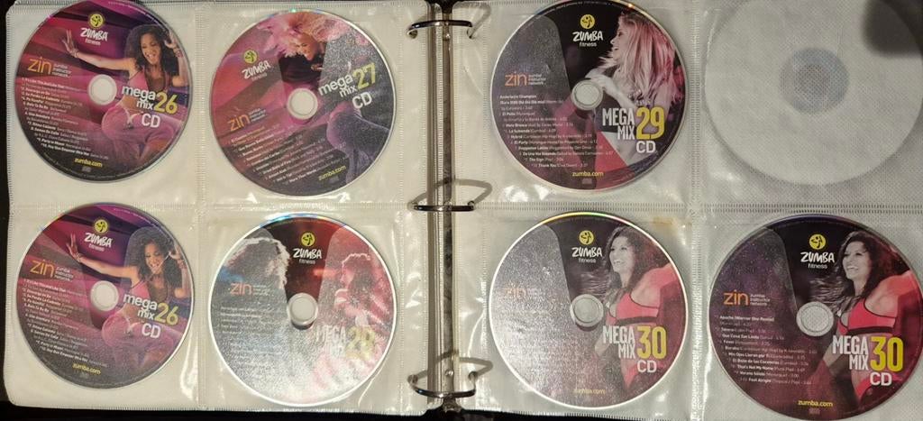 Zumba Latin muziek 29 originele cd's Megamix, Cd's en Dvd's, Ophalen of Verzenden, Zo goed als nieuw