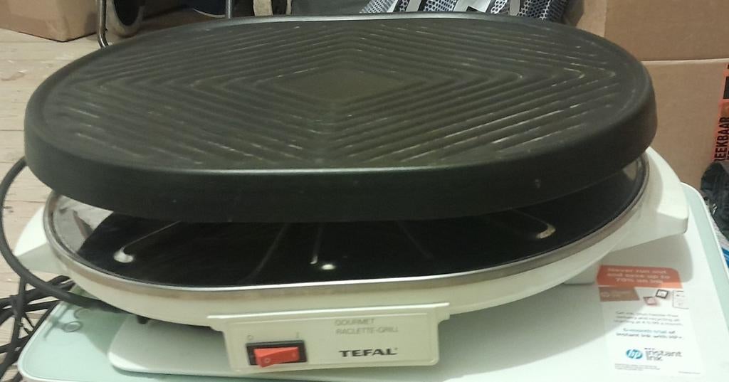 Tefal Gourmetgrill met 8 pannetjes - Raclette Grill, Ophalen of Verzenden