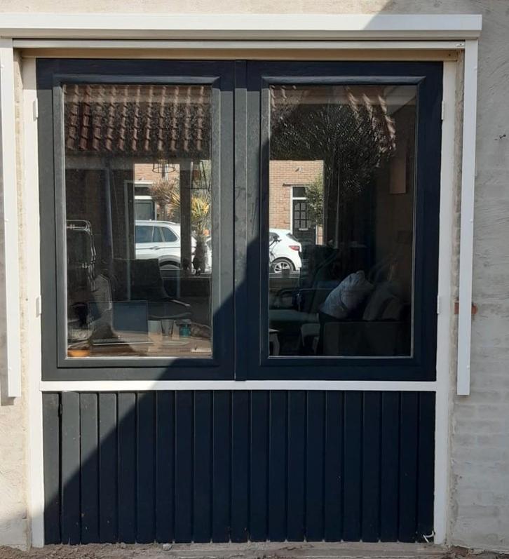 Screen voor buiten - antraciet - 200cm bij 160cm, Tuin en Terras, Zonneschermen, Gebruikt, Screen, 150 tot 300 cm, Minder dan 250 cm