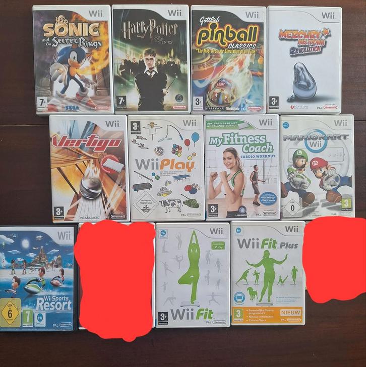 11 spellen voor de wii, Spelcomputers en Games, Games | Nintendo Wii, Zo goed als nieuw, Avontuur en Actie, 3 spelers of meer